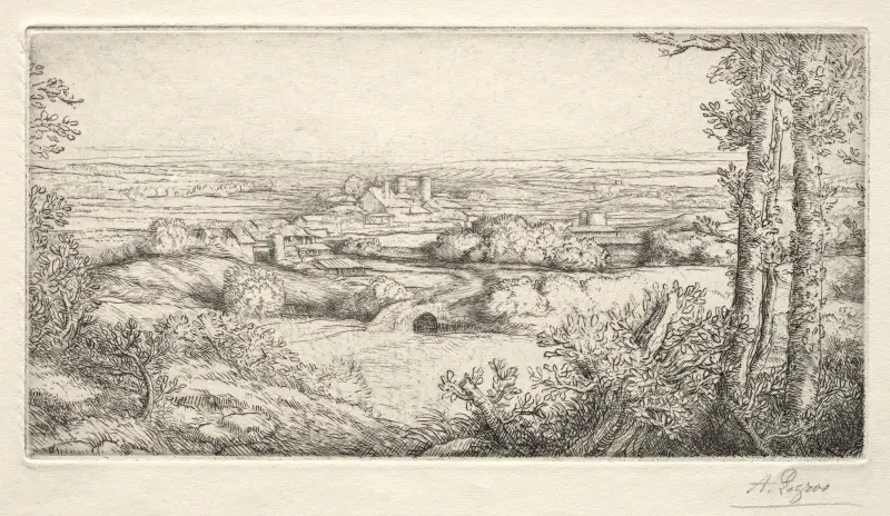 En dalgång i Burgund av Alphonse Legros
