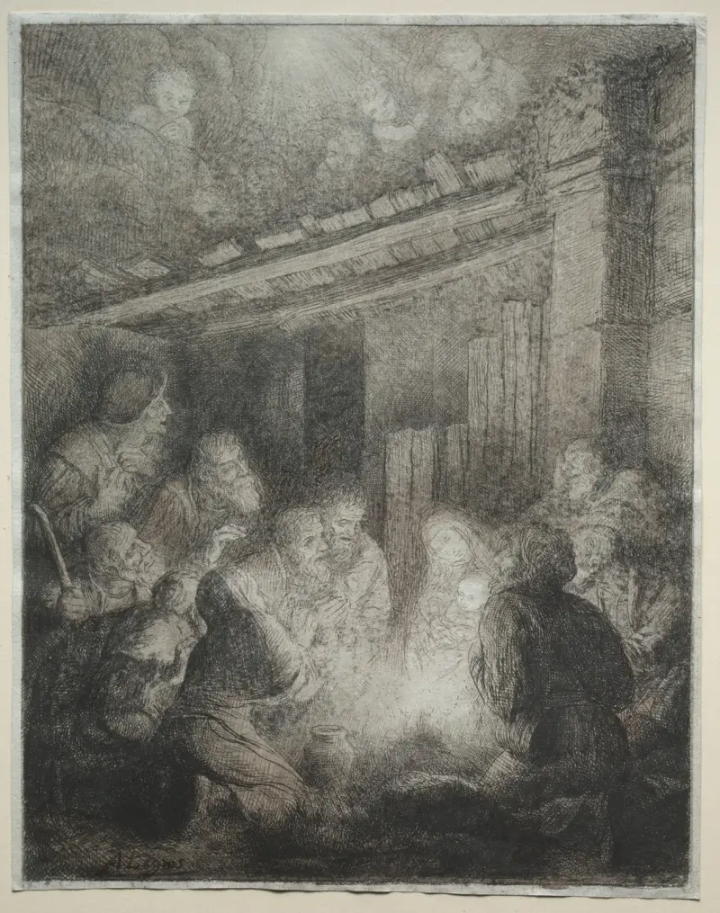 Herdarnas tillbedjan av Alphonse Legros