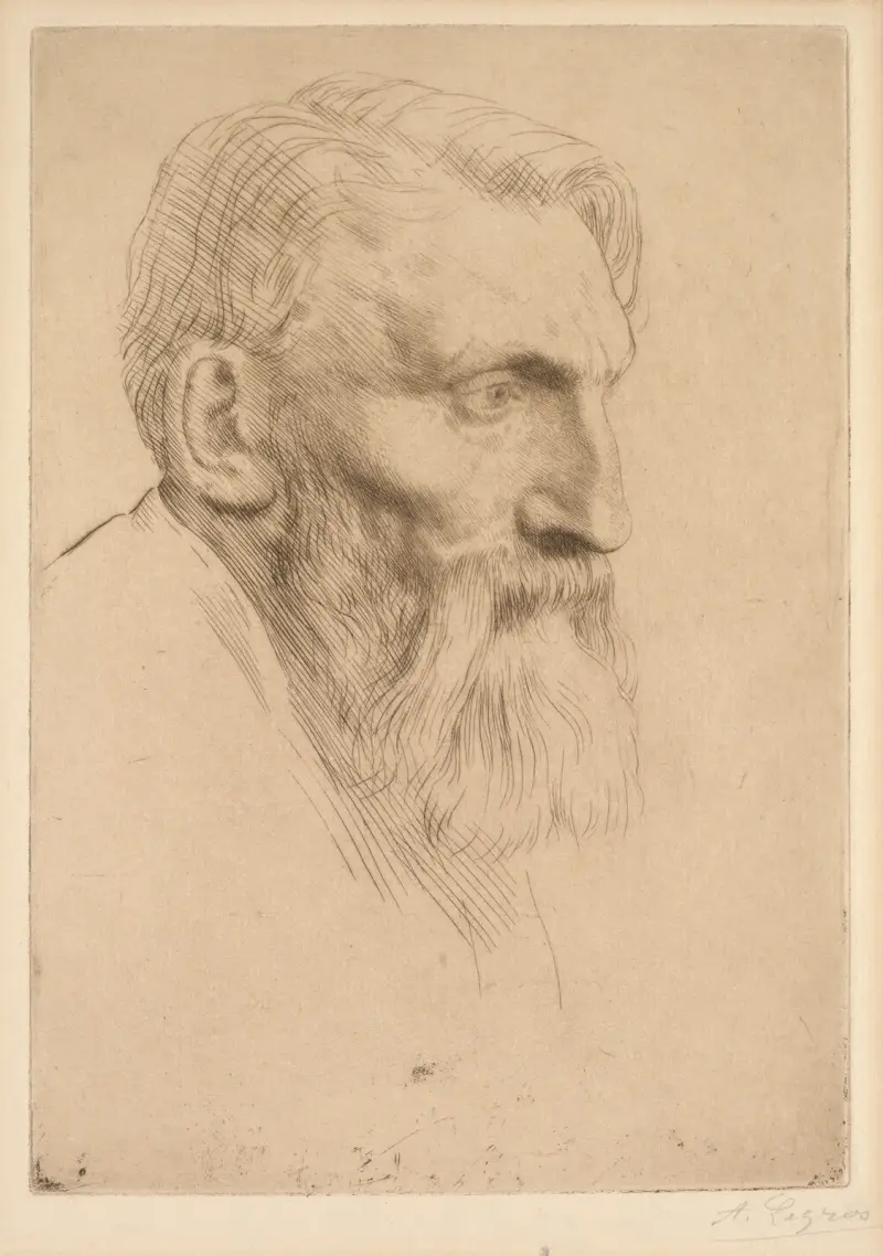 Auguste Rodin av Alphonse Legros