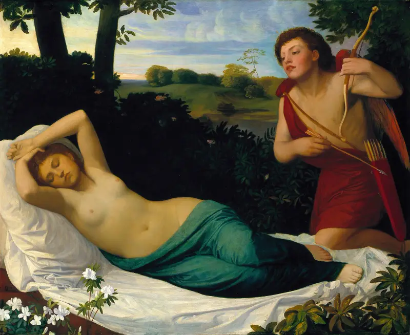 Amor und Psyche von Alphonse Legros