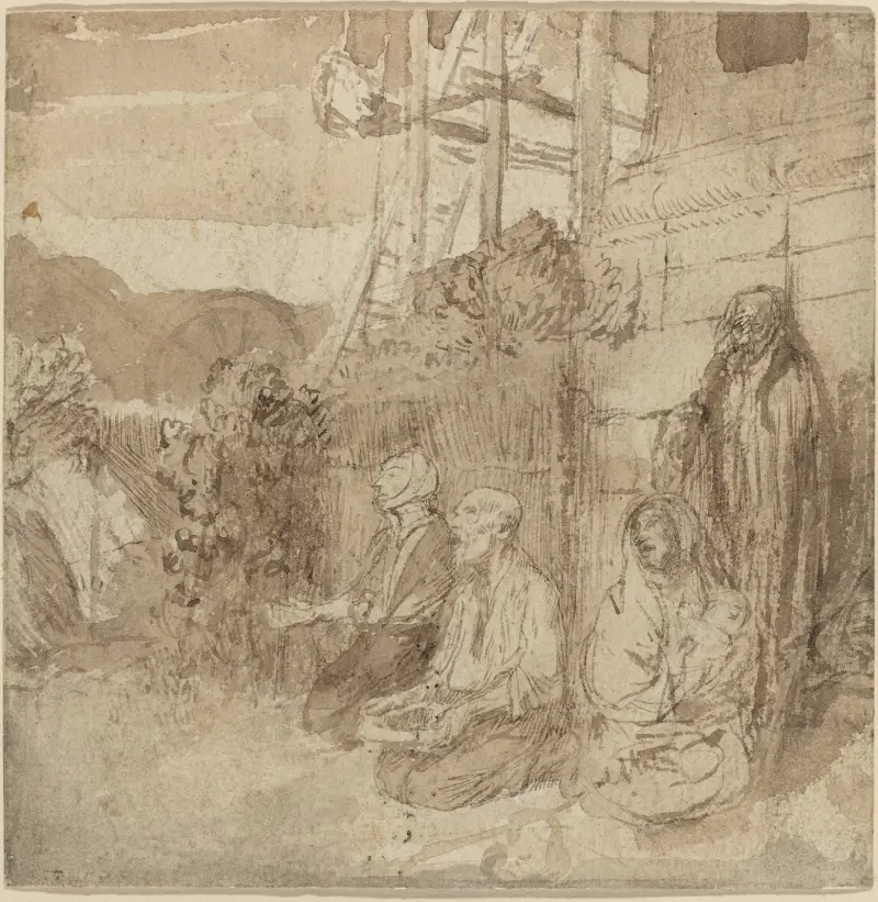 Engelska tiggare av Alphonse Legros