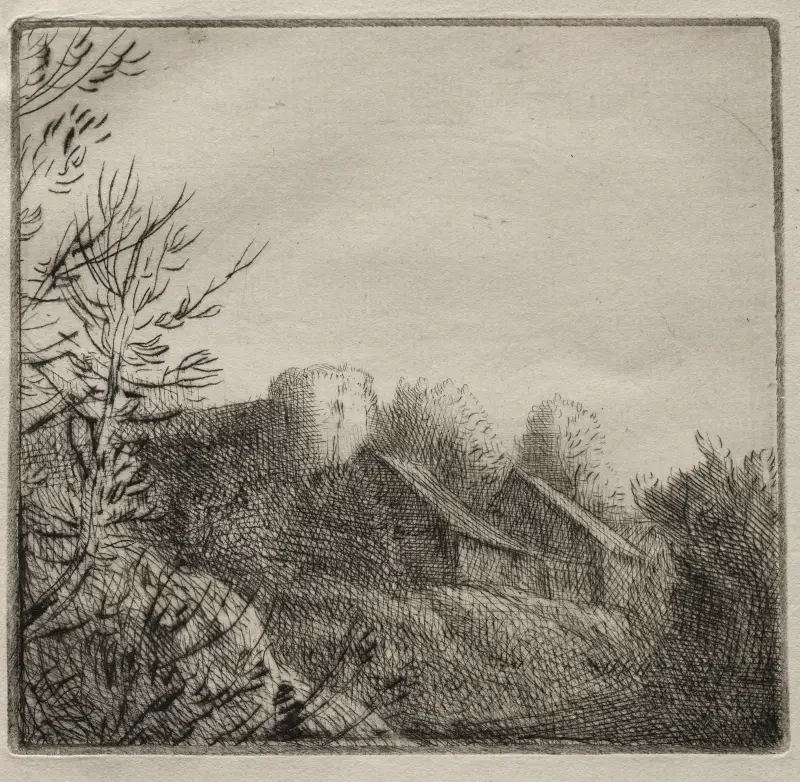 Gården vid Valoux av Alphonse Legros