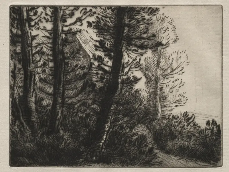 Guard House av Alphonse Legros