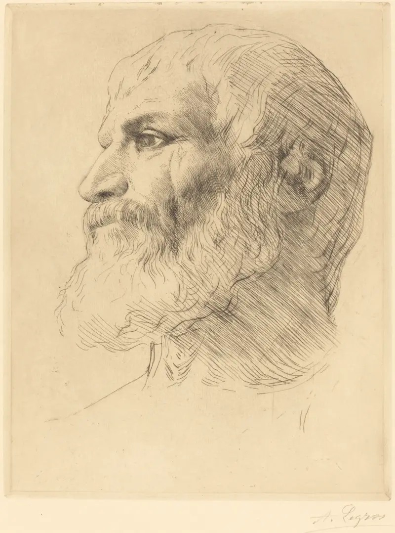 Suliotiskt huvud av Alphonse Legros