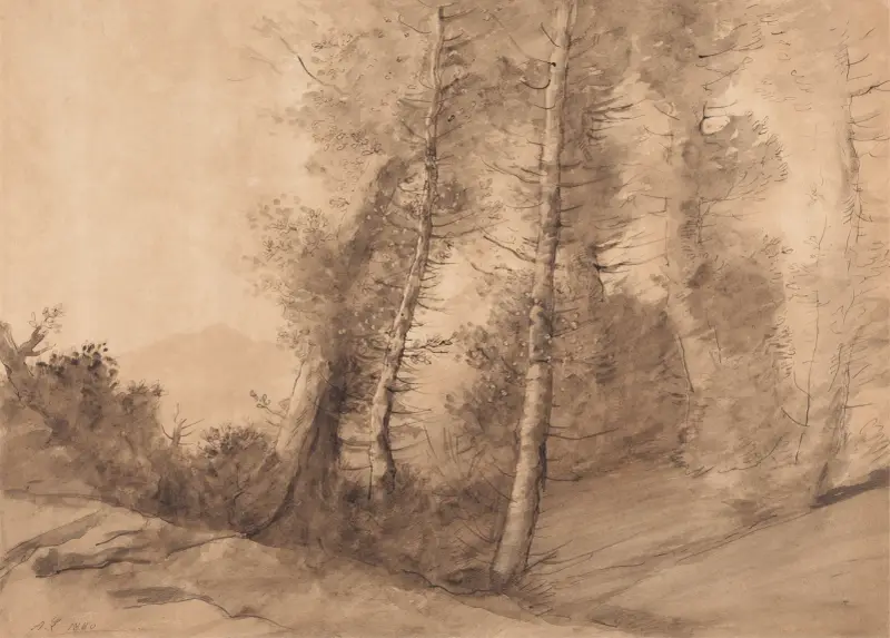 I skogsbrynet av Alphonse Legros