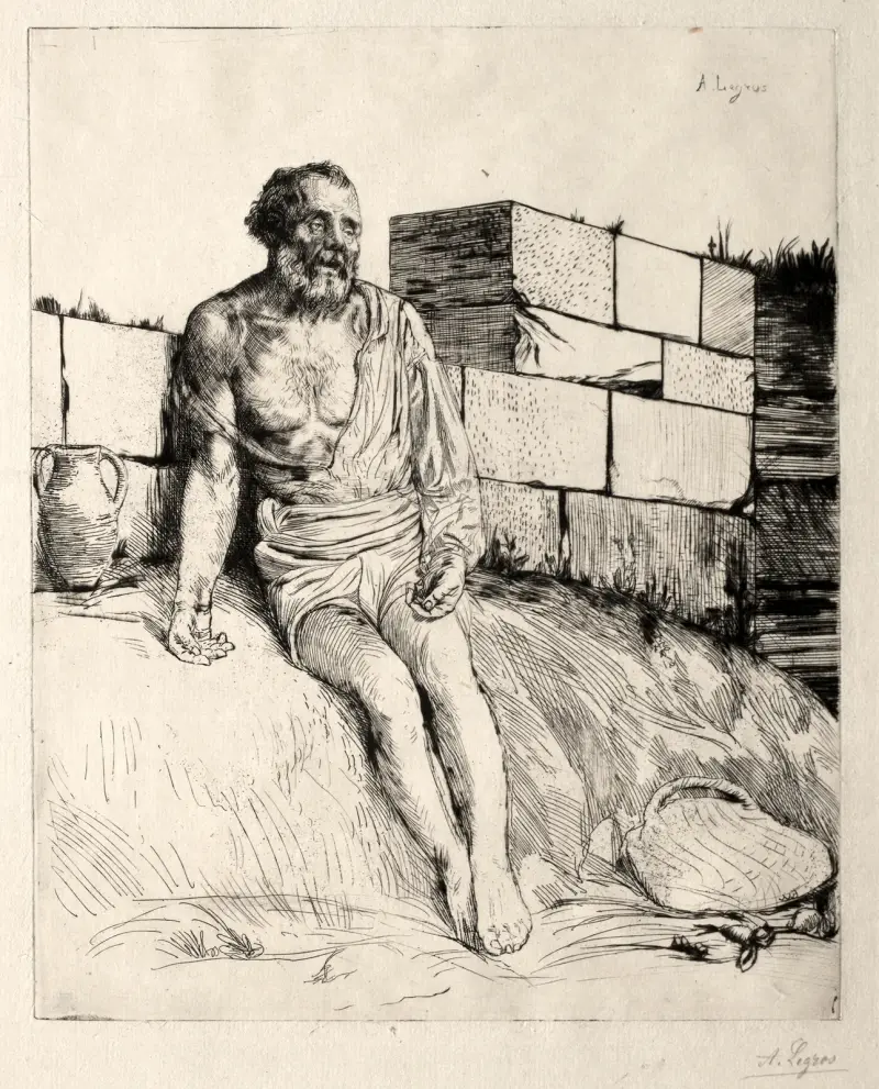 Job av Alphonse Legros