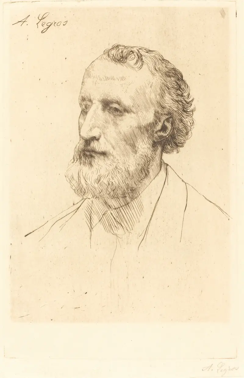 Jules Dalou, 1st plate av Alphonse Legros