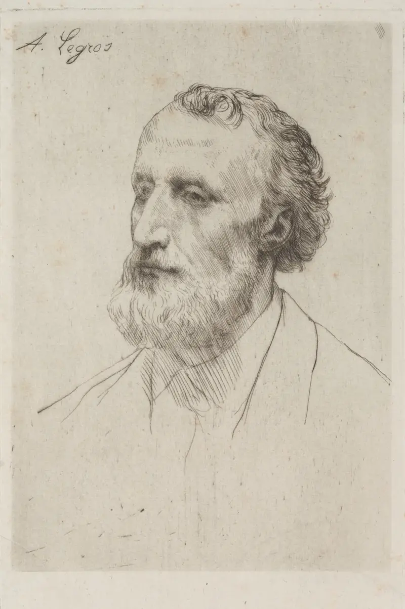 Jules Dalou, 1876 von Alphonse Legros