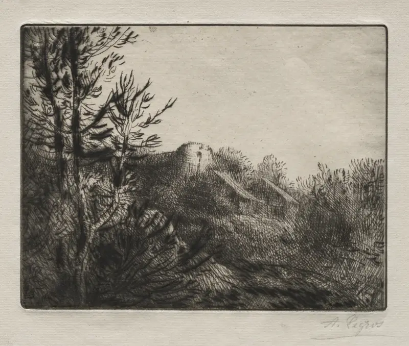 Gården Valoux av Alphonse Legros