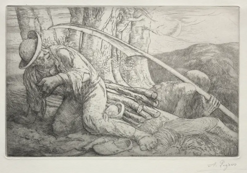 Döden och vedhuggaren av Alphonse Legros