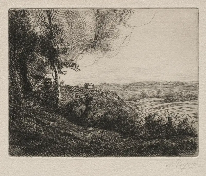 Landscape 2 av Alphonse Legros