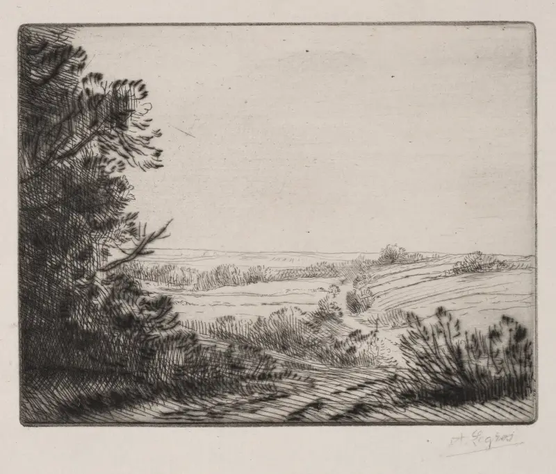 Landskap av Alphonse Legros