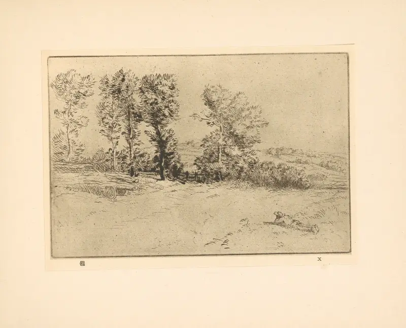 Den soliga ängen av Alphonse Legros