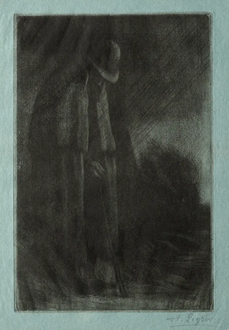 Vandraren i skydd av Alphonse Legros
