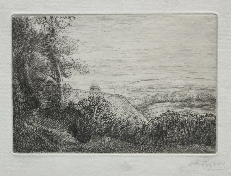 Sista solstrålarna av Alphonse Legros