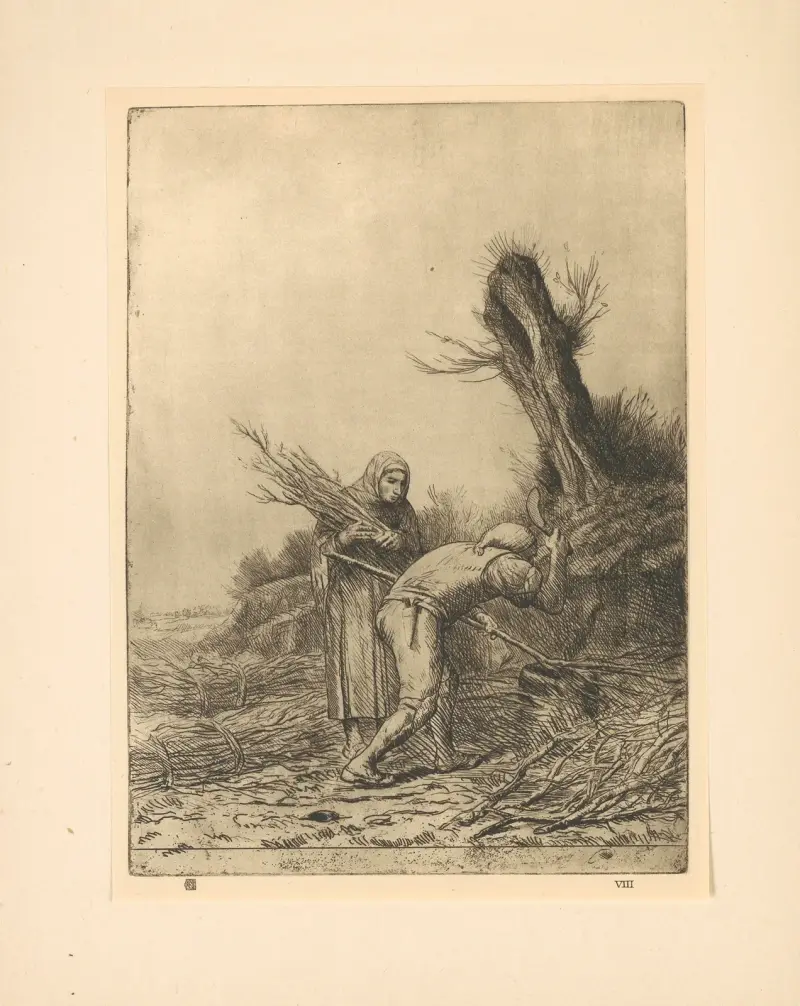 Die Holzsammler von Alphonse Legros