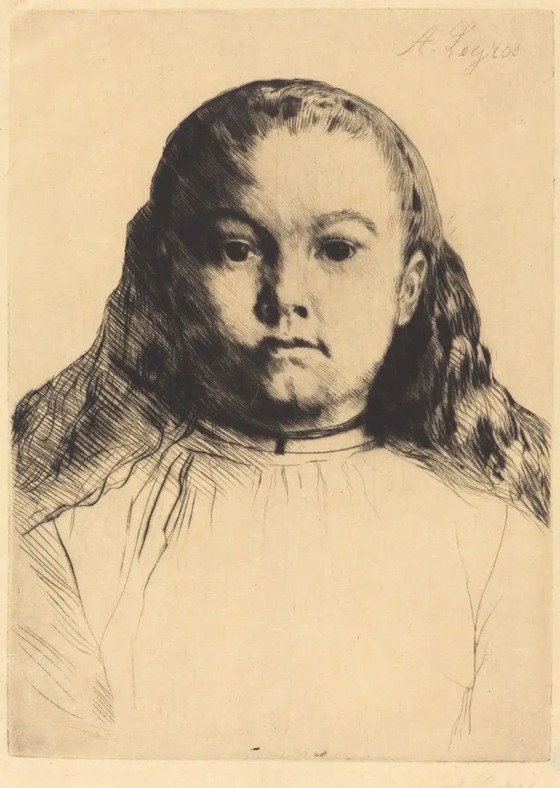 Lilla Marie av Alphonse Legros