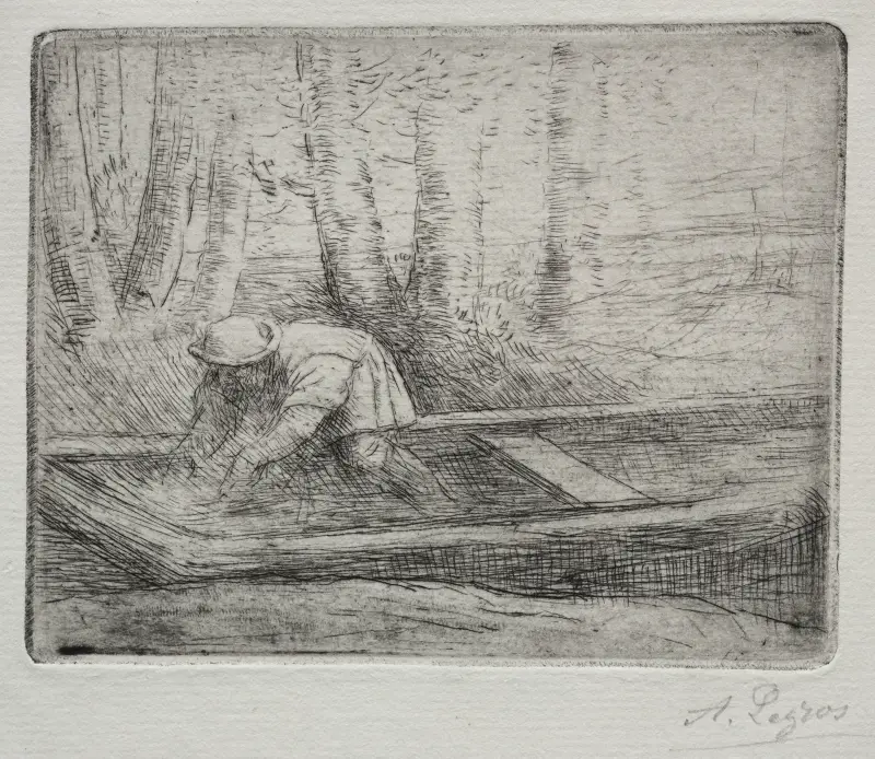 Man i eka av Alphonse Legros