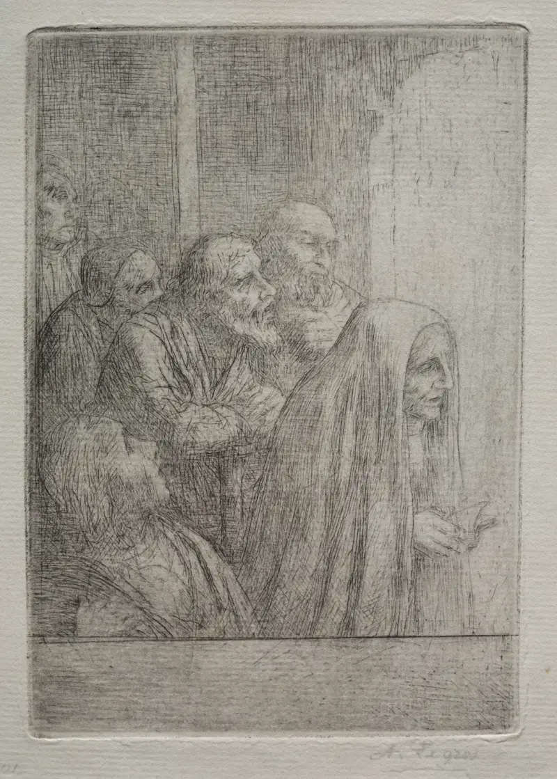 Midnight Mass (Le Messe de Minuit) av Alphonse Legros