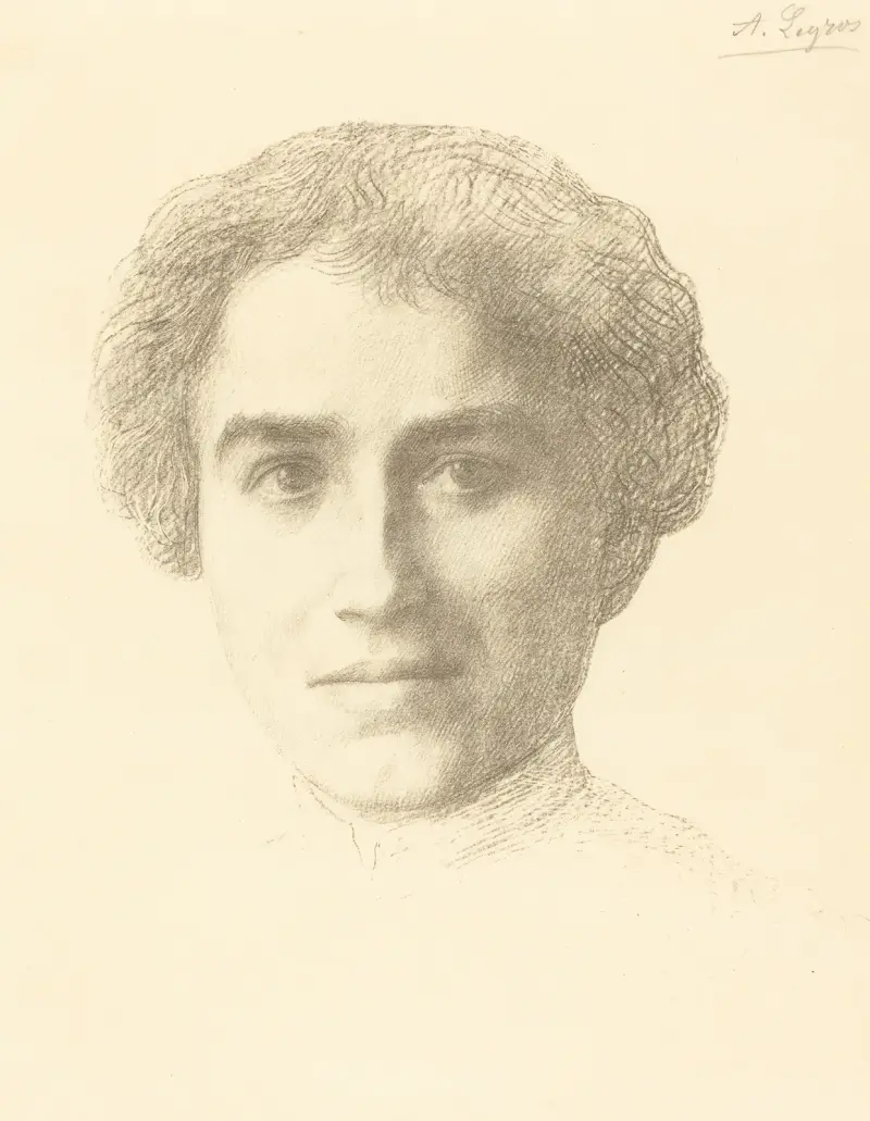 Mlle. Simpson von Alphonse Legros