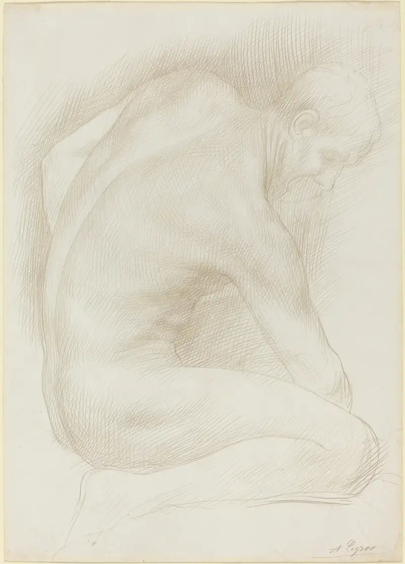 Alter Mann von Alphonse Legros