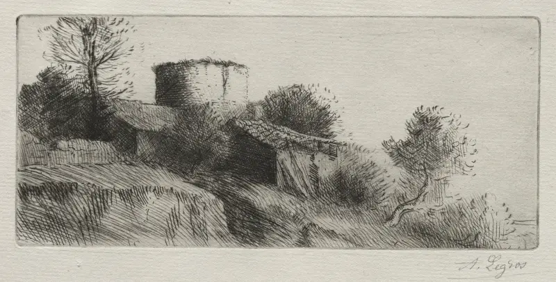 Pigeon Tower av Alphonse Legros