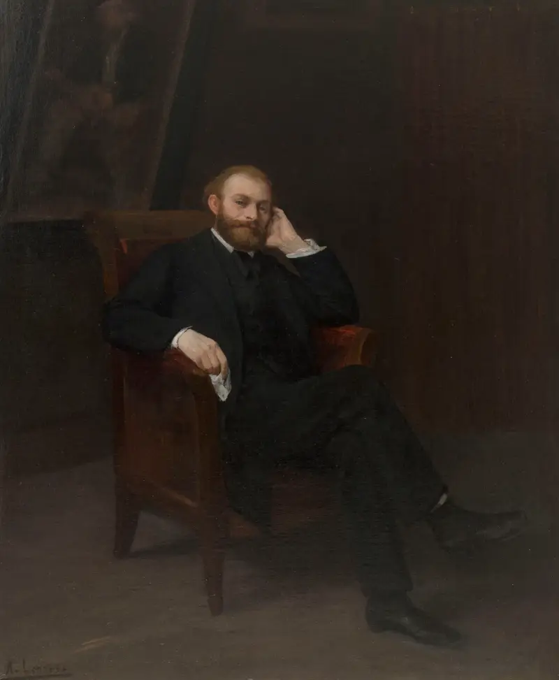 Porträt von Édouard Manet von Alphonse Legros