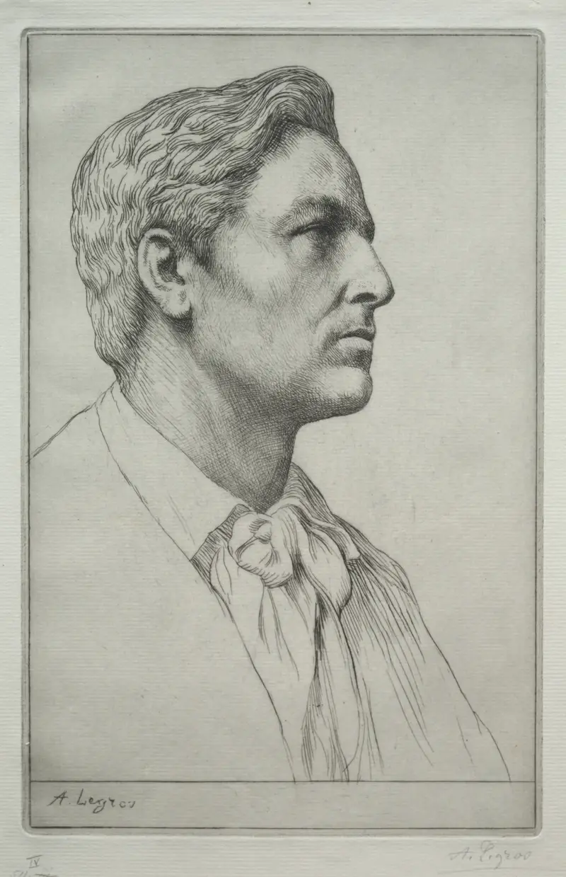 Portrait of Sir Charles Holroyd av Alphonse Legros