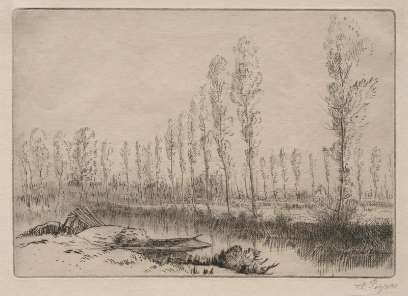 Nära Amiens, torvmarkerna av Alphonse Legros