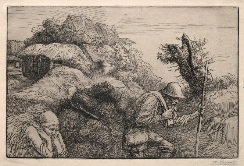 Rückkehr aus dem Wald von Alphonse Legros