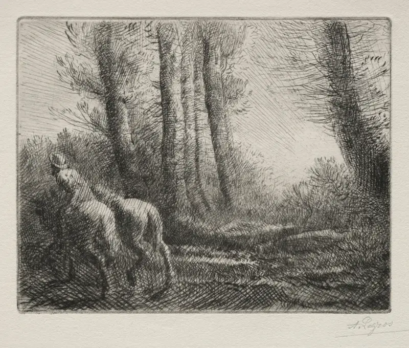 Återkomst från åkerarbetet av Alphonse Legros