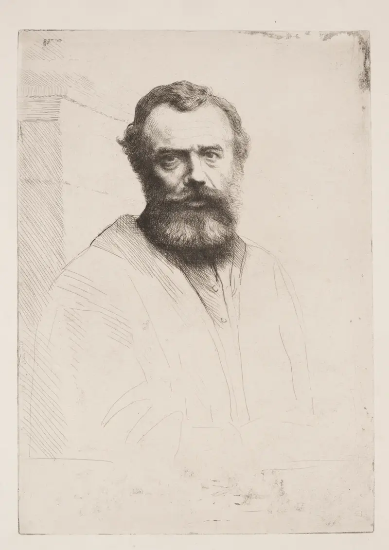 Self-Portrait av Alphonse Legros