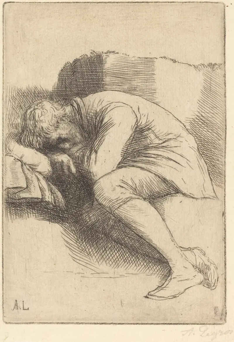Sleeper (Un dormeur) av Alphonse Legros