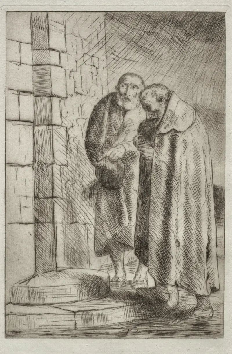 St. Pierre och St. Paul vid herr Richards port av Alphonse Legros