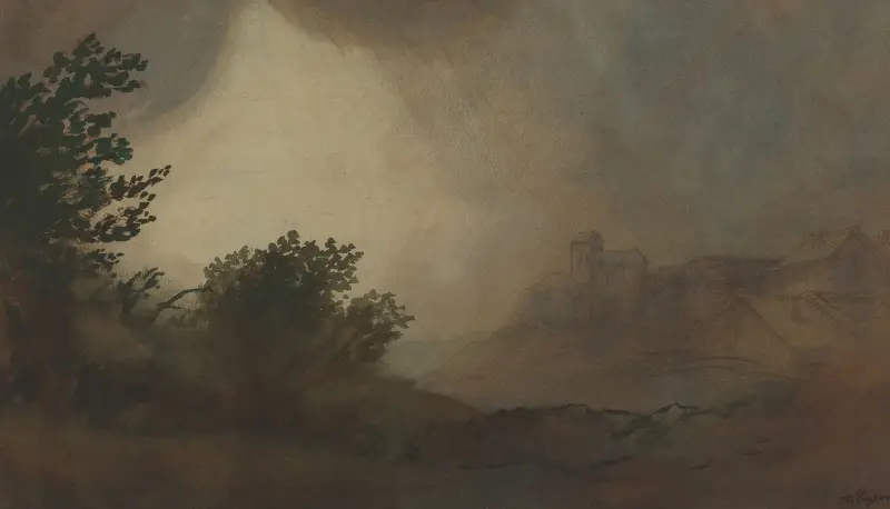 Storm av Alphonse Legros
