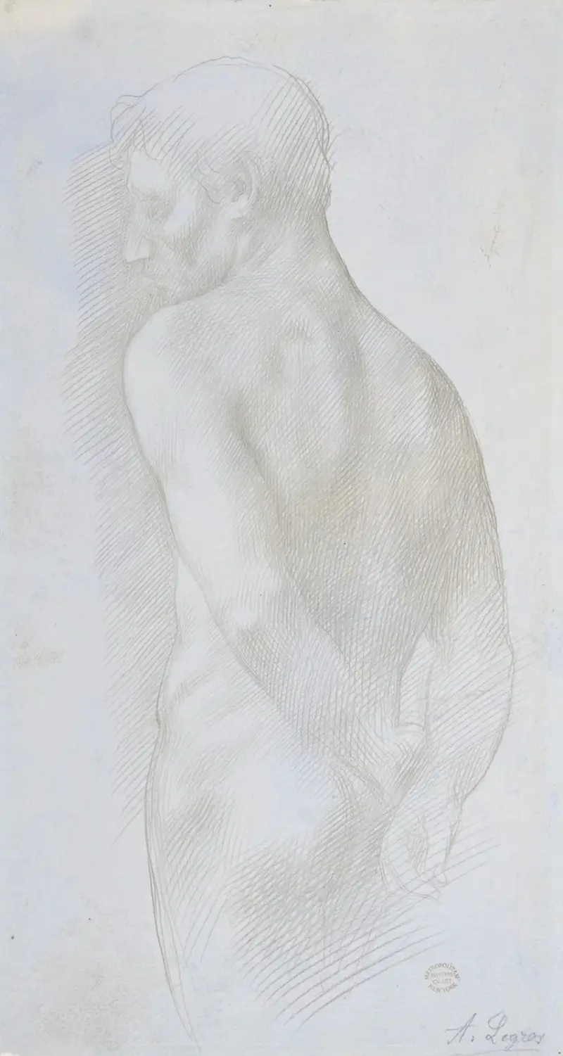 Study of a Figure av Alphonse Legros