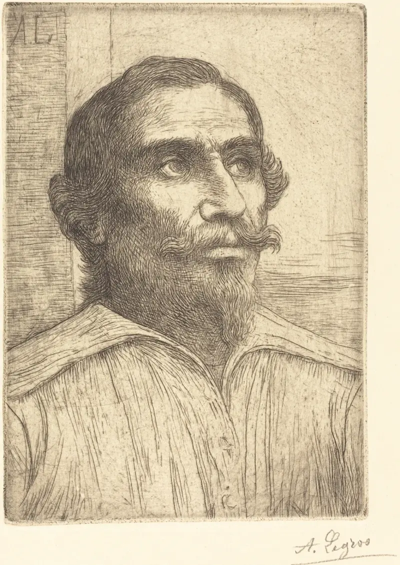 Studie av en spanjor av Alphonse Legros