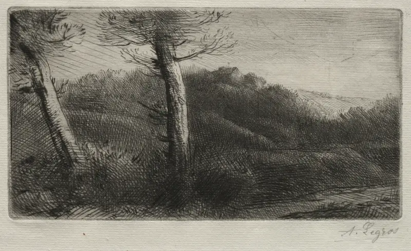 Sunset av Alphonse Legros
