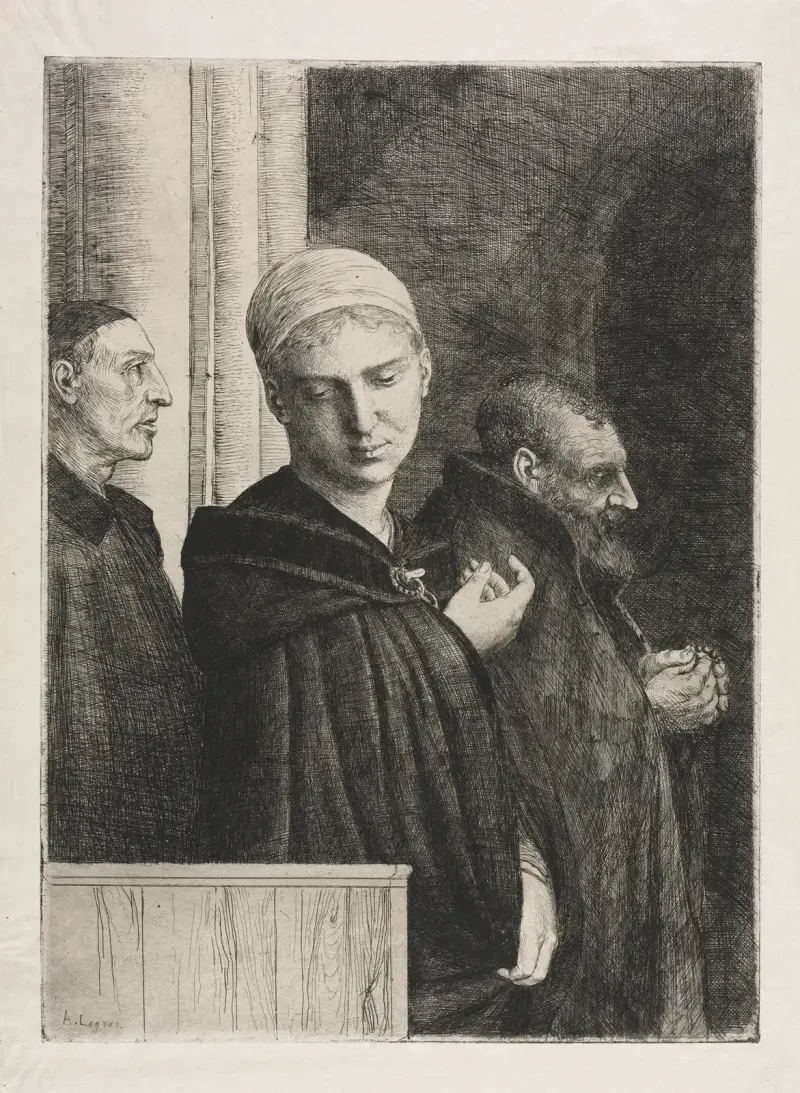 Dopet av Alphonse Legros