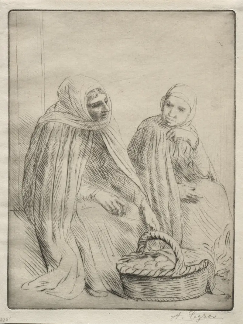 Ägghandlarna av Alphonse Legros