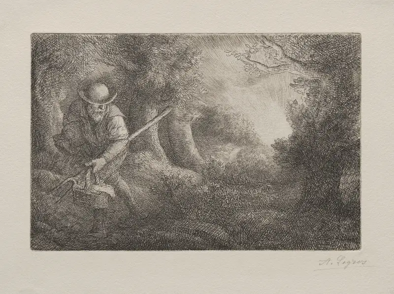 The Gardener av Alphonse Legros