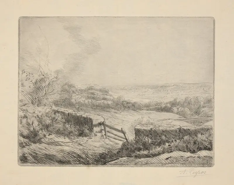 Louka u branky, Alphonse Legros