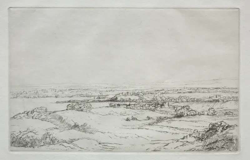 Ängen vid sjön av Alphonse Legros