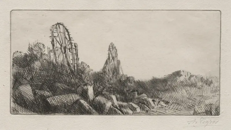 De gamla stenbrotten i Montrouge av Alphonse Legros
