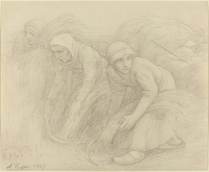 Skördefolket av Alphonse Legros