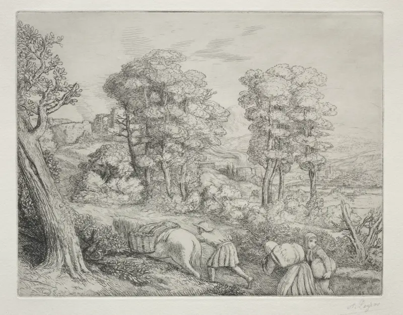 Återkomsten till gården av Alphonse Legros