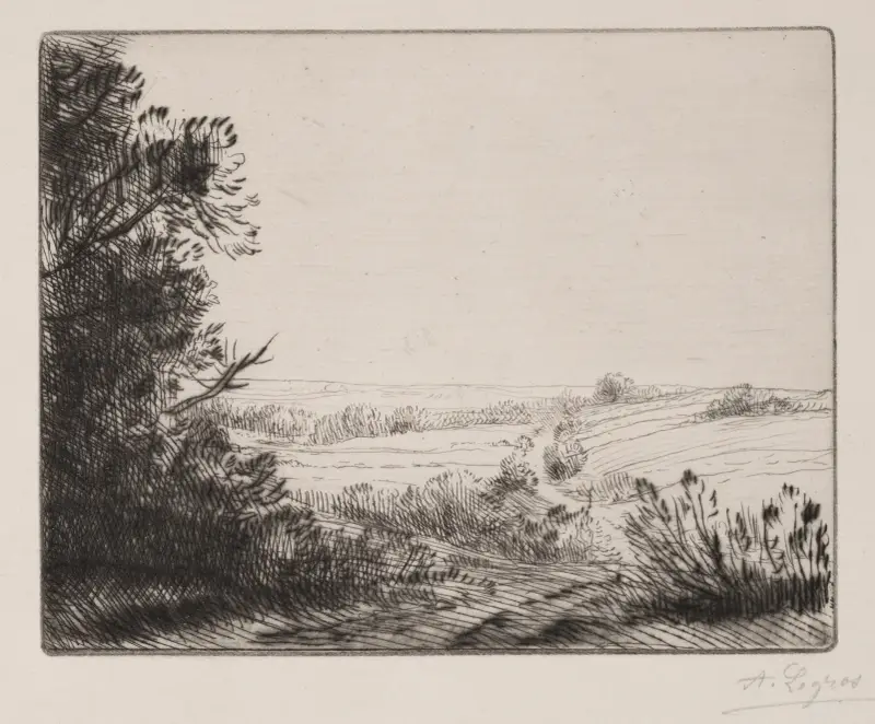 Vägen till Horville av Alphonse Legros