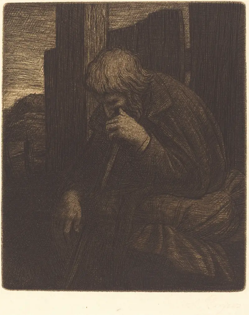 Thinker (Le penseur) av Alphonse Legros