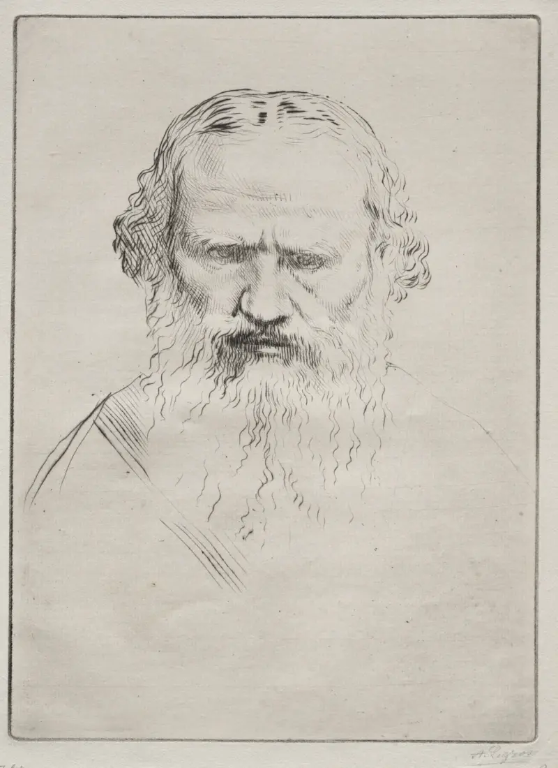 Tolstoi av Alphonse Legros