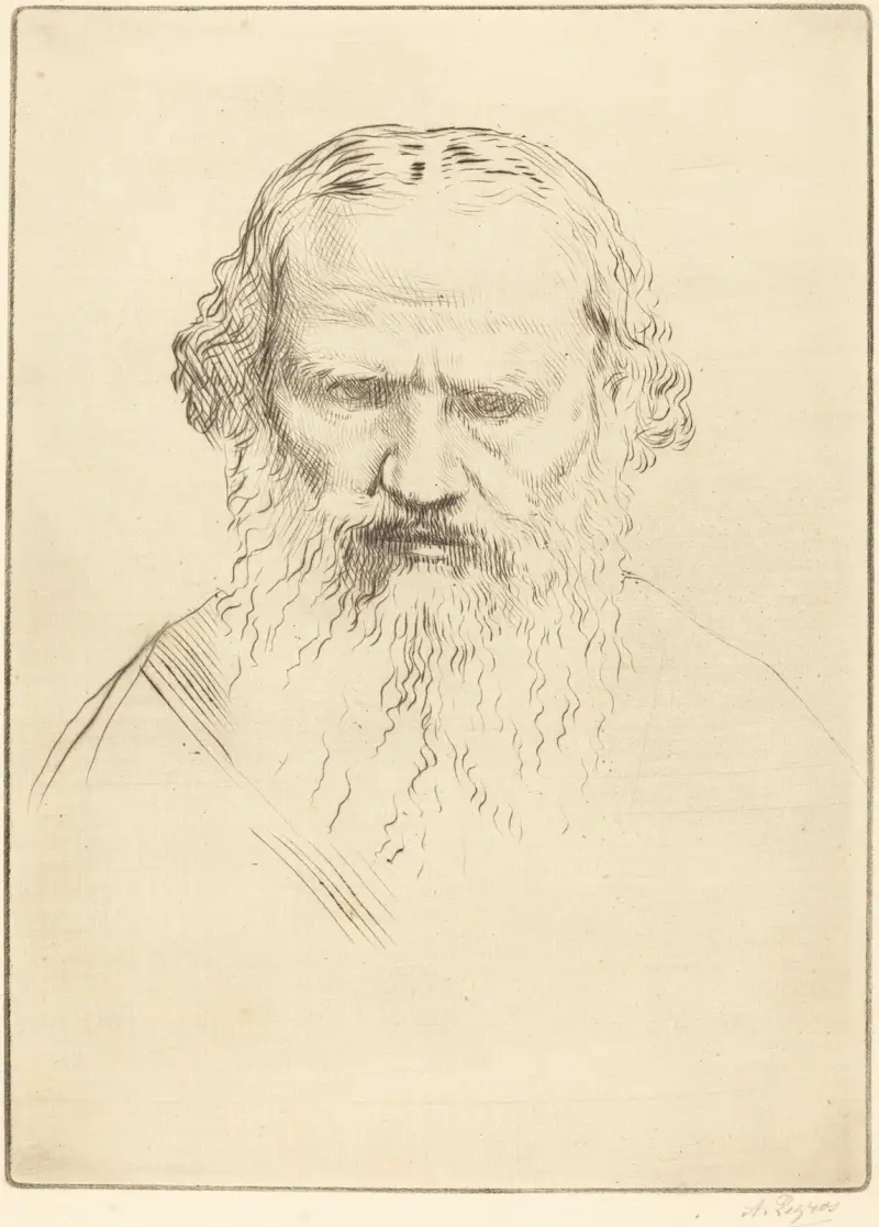 Tolstoy av Alphonse Legros